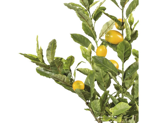 Künstlicher Zitronenzweig mit Blättern