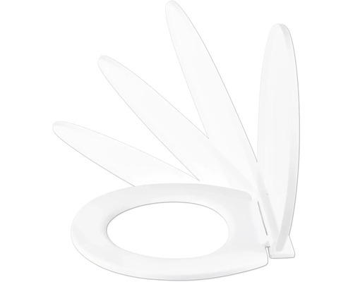 Toilettensitz mit verschiedenen Öffnungswinkeln