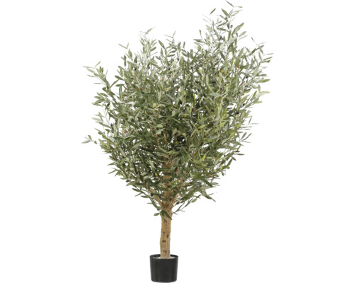 Kunstbaum Olivenbaum im Topf H 160 cm Künstlicher Olivenbaum im Topf