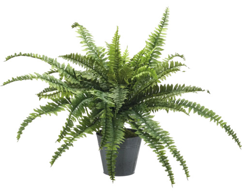 Künstlicher Farn in einem Topf als Dekoration