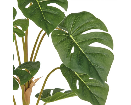 Künstliche Monstera Zimmerpflanze mit großen Blättern