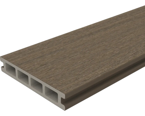 Terrassendiele aus Holzverbundstoff mit Hohlkammerprofil