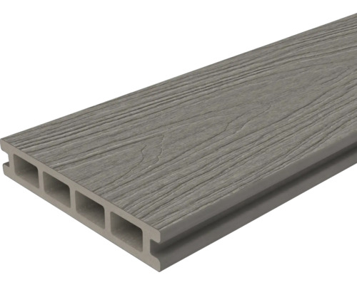 Terrassendiele aus Holzverbundwerkstoff mit Hohlkammerprofil