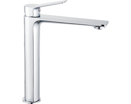 Hoher Waschtischmischer aus Metall