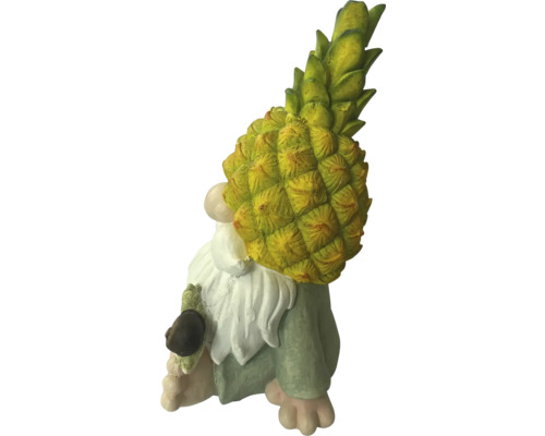 Gartenzwerg mit Ananas-Mütze
