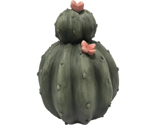 Dekorativer Kaktus mit Blüte als Zimmerdekoration
