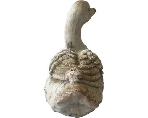Dekorative Gartenfigur Gans aus Stein