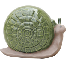 Dekorative Gartenskulptur in Form einer Schnecke