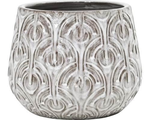 Dekorativer Pflanztopf mit Muster