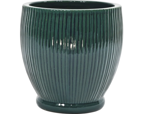 Blumentopf mit gerippter Oberfläche