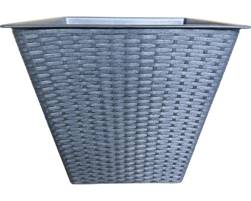 Blumenkübel in Rattanoptik