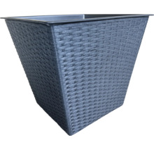 Blumenkübel mit Rattan-Optik