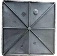 Quadratische Terrassenplatte mit Verstrebungen