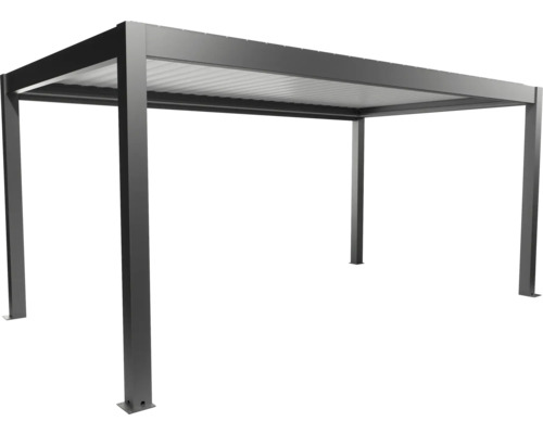 Freistehende Terrassenüberdachung aus Metall für den Garten