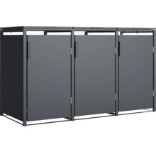 Mülltonnenbox für drei Mülltonnen