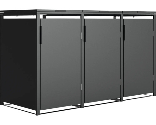 Mülltonnenbox für drei Mülltonnen