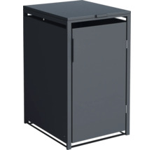 Mülltonnenbox für eine Mülltonne mit Tür und Deckel