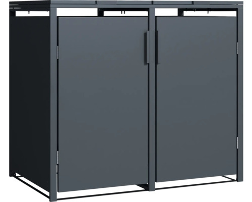 Mülltonnenbox für zwei Mülltonnen