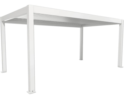 Freistehende weiße Pergola für den Garten