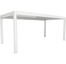 Weiße freistehende Pergola für den Außenbereich