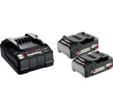 Metabo Akku Ladegerät mit zwei Akkus