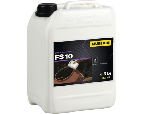 Beton- und Mörtelfrostschutz FS 10 Murexin 5 kg Murexin Mörtelfrostschutz FS 10 im Kanister