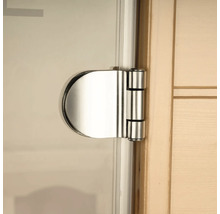 Detailansicht eines Duschbeschlags