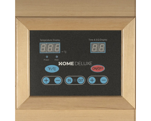 HOME DELUXE Steuergerät für Sauna mit Temperatur- und Zeitanzeige