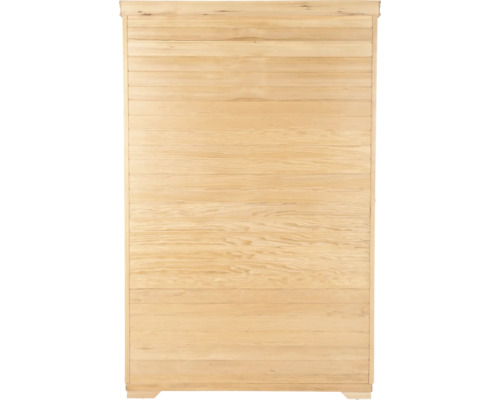 Holzschrank mit horizontalen Paneelen