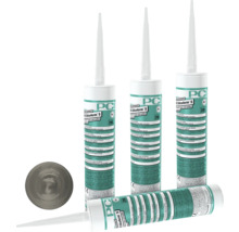 Mehrere Kartuschen PCI Silcoferm S Dichtstoff mit Düse und Dichtmasse