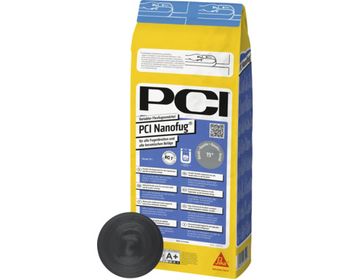 PCI Nanofug® Variabler Flexfugenmörtel für alle Fugenbreiten und alle keramischen Beläge anthrazit 4 kg PCI Nanofug variabler Flexfugenmörtel für alle Fugenbreiten