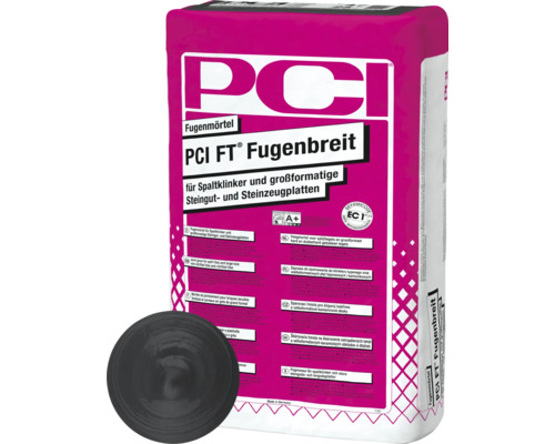 PCI FT® Fugenbreit großformatige Steingut- und Steinzeugplatten anthrazit 25 kg PCI FT Fugenbreit Fugenmörtel für Spaltklinker und großformatige Steinzeugplatten