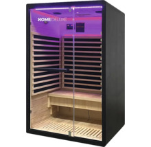Infrarotsauna mit Glastür und Holzinnenausstattung