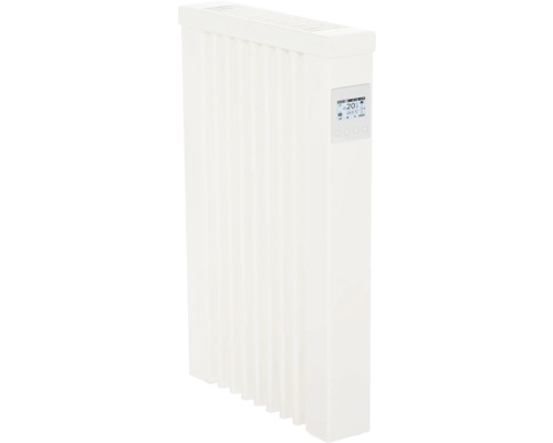 Konvektor Flexi Smart Pro Mini S-650 38x61 cm 650 Watt inkl WiFi und Schamottekern Weißer Elektroheizkörper mit digitaler Anzeige