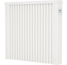 Weißer Elektroheizkörper mit digitaler Steuerung