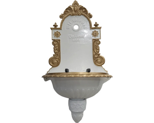 Historisches Waschbecken mit dekorativen Verzierungen für das Badezimmer