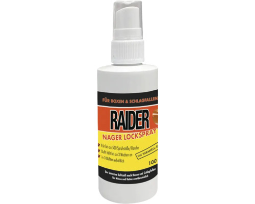 Raider Nager Lock Spray für Boxen und Schlagfallen, 100 ml