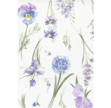 Serviette mit Blumenmuster