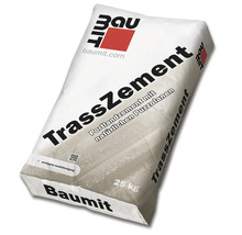 Sack Trasszement mit natürlichen Puzzolanen, 25 Kilogramm, von Baumit