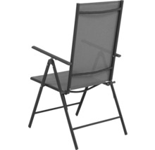 Gartensessel aus Metall und Textilgewebe, klappbar