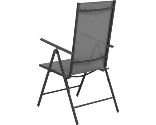 Gartensessel aus Metall und Textilgewebe, klappbar