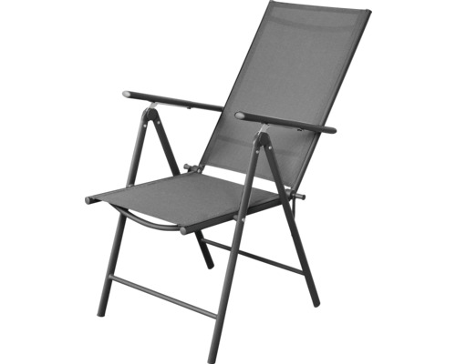 Verstellbarer Gartenstuhl mit Armlehnen