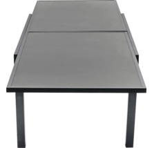 Rechteckiger Gartentisch mit Metallgestell