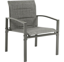Gartensessel mit Armlehne und Textilbespannung