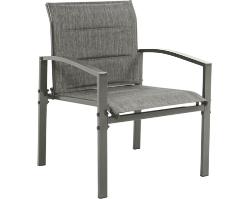 Gartensessel mit Armlehne und Textilbespannung