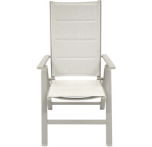 Gartensessel mit Armlehnen und Textilbespannung