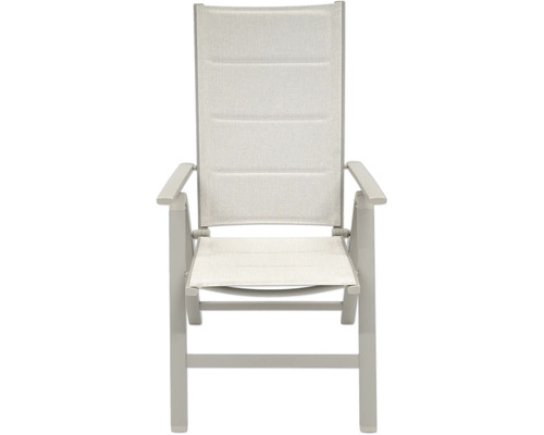 Gartensessel mit Armlehnen und Textilbespannung