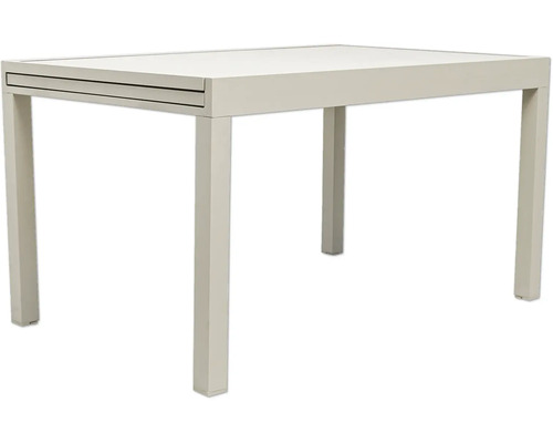 Moderner Tisch mit Schublade und rechteckiger Tischplatte