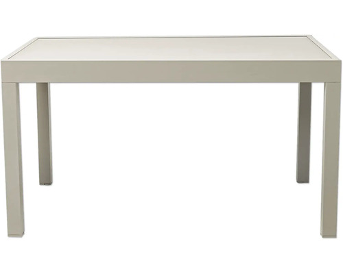 Rechteckiger Tisch mit vier Beinen