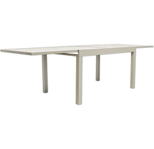 Ausziehbarer Gartentisch mit geraden Beinen